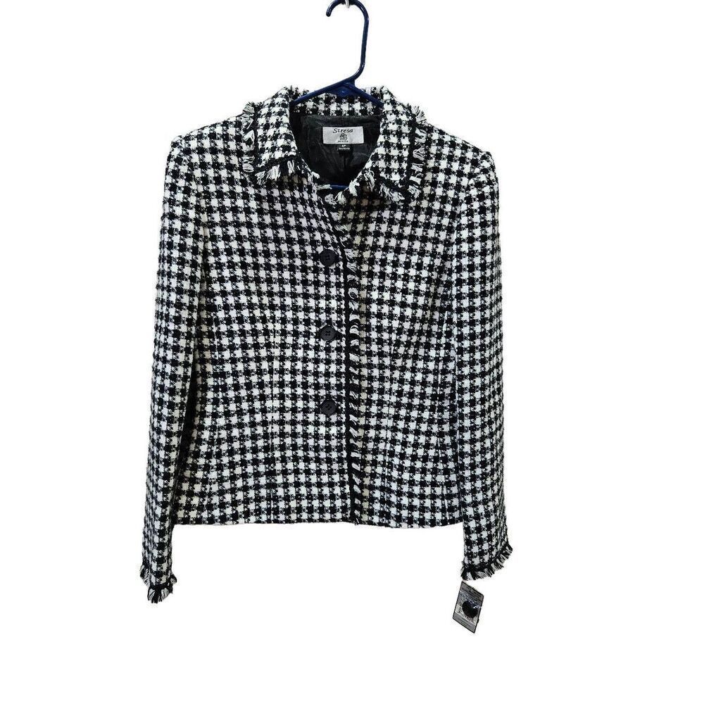 Stresa 6P blazer plaid